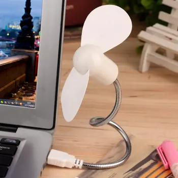 1 kom. Fleksibilan mini USB ventilator Hladnjaka za laptop Desktop PC Računalo Prijenosno puhala s niskom razinom buke i potrošnjom energije