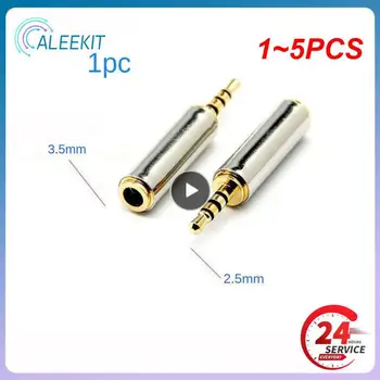 1 ~ 5PCS Priključak od 3,5 mm-2,5 mm Аудиоадаптер 2,5 mm Utikač-3,5 mm utičnica za Kabel Zvučnika Aux Priključak za slušalice od 3,5