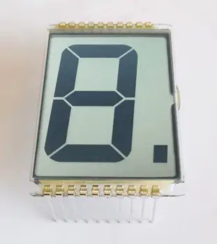 10PIN TN pozitivan 1-znamenkasti segment LCD panela Statički pogon Širokom temperaturnom segment LCD ekrana 3 U