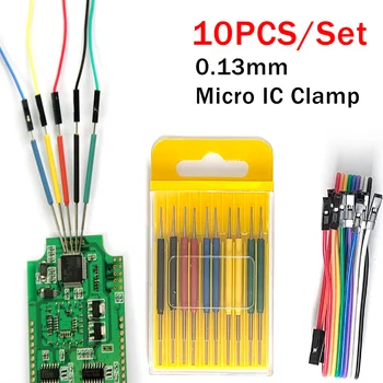 10X Univerzalni Micro Chip IC Stezaljke SOP SOIC TSOP MSOP SSOP SMD IC Test Spona Pin Priključak Adpter Programer za Logički Analizator