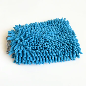 20x30 cm Plava obostrane синельная rukavica za čišćenje automobila, rukavica za pranje automobila
