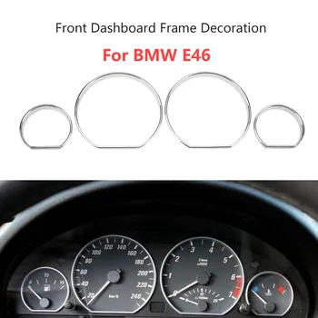 4kom Okvir prednjoj ploči s instrumentima u automobilu, Ukrasne Obloge, Krug, Pribor za slaganje BMW E46