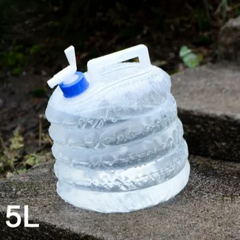 5-litreni sklopivi torba za vodu za kampiranje Sklopive posuda za vodu, Bogata Teleskopski Утолщенная boca za vodu za pohranu