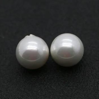 50 kom./lot 10 mm nacreous perle za izradu naušnica