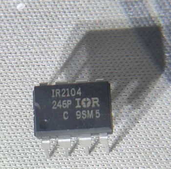 5pcs uvoznih IR2104PBF IR2104 umeće se izravno u čip upravljački program mosta DIP-8 i za izravan snimanja.