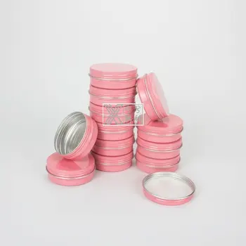 Aluminijska banke YUXI Pink - prehrambena čajna svijeća, aluminijska kutija, krema za šminkanje, zlatno aluminij dno