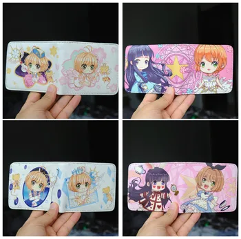 Anime Otaku Cardcaptor Sakura KINOMOTO SAKURA Coin Školski novčanik od umjetne kože, Držač za torbicu, sloj Cool Vruće