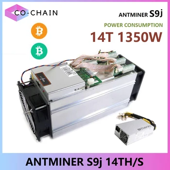 ANTMINER S9J 14Th / s 1350 W s napajanjem Bitmain Bitcoin Miner ASIC Crypto Miners BTC BCH Mining S9 S9J Na 14 T više od Antminer S9K S9i