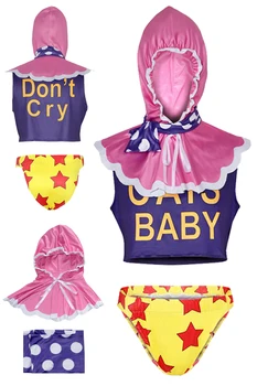 Baby Senor Pink Cosplay Fantasy odjeću, animacija, jednodijelni маскировочный odijelo za косплея, šešir Za odrasle Žene, muškarce, kostim za Noć vještica