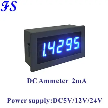 Besplatna dostava DC, 2mA Ampermetar LED Digitalni Ampermetar Napon Napajanja DC 5V 12V 24V Mjerač struje Mini Amp Panel Metar 79*43*25mm