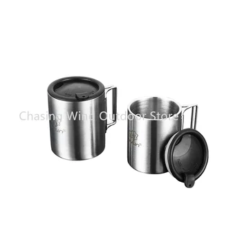 Bulin BL600-D3 vanjski pješačkih šalica dupli sloj od nehrđajućeg čelika sa zaštitom od opeklina, sklopivi, sa zaštitom od curenja, usamljena čaša za vodu 220 300 ml