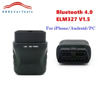ELM327 V1.5 Bluetooth 4.0 Automatski Skener OBD2 Auto ELM 327 Dijagnostički Alat Za Android, IOS, PC Čitač koda OBDII Višenamjenski