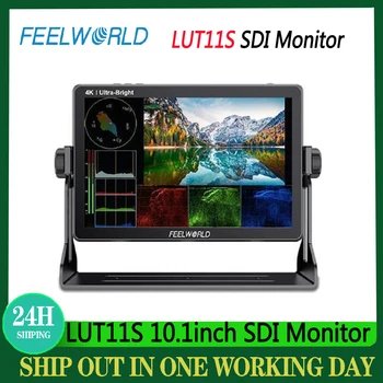Field Monitor Slr Fotoaparata FEELWORLD LUT11S sa Ultra visoke Svjetline 10,1 inča 2000 neath sa Zaslonom osjetljivim na Dodir s Vanjskim Napajanjem F970