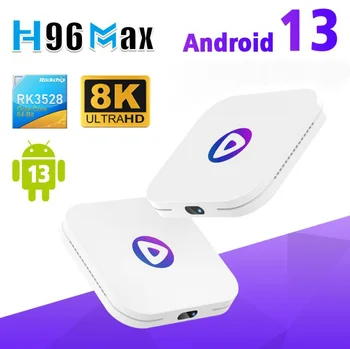 H96MAX M1 Smart TV Box Android 13 PROCESOR Rockchip 3528 Quad Podrška za Dekodiranje 4K 8K Ultra HD BT4.0 Media Player Pojedinca Ili Kućanstva