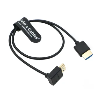 High-speed Tanak Direktni Kabel HDMI 2.1 8K s Kutom Nagiba Gore za Monitor Atomos Ninja V, Z, CAM E2