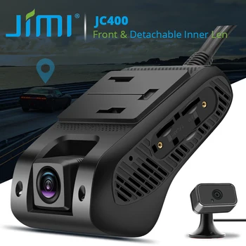 Jimi JC400 4G Dual Dash Cam S Izravnim Prijenosom, pristupnom Točkom za Wi-Fi, Auto Kamerama GPS Praćenje, Nekoliko Сигнализациями Za Automobilsku Видеорегистрации, Besplatan PROGRAM