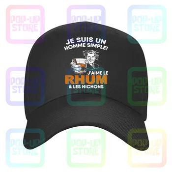 Kapu Je Suis Un Homme Simple J ' Aime Le Rhum & Amp; Les Nichons Caps
