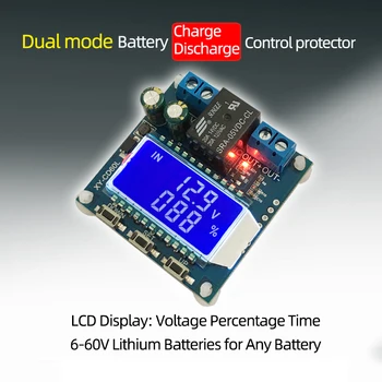 Kontroler punjača solarne baterije CD60L Modul upravljanje punjenja iscjedak dc 6-60 U, naknada za zaštitu od niskog napona i struje