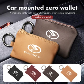 Kožni auto novčanik Zero s prstenom za ključeve, Organizator za pohranu Seres nan