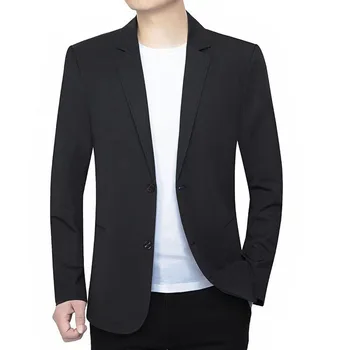 L-High definition деконструированный jaknu od umjetne kože nastavaka, muško odijelo za odmor u stilu high sense, jednostavan luksuzni dizajn, odijelo za odmor u hodniku