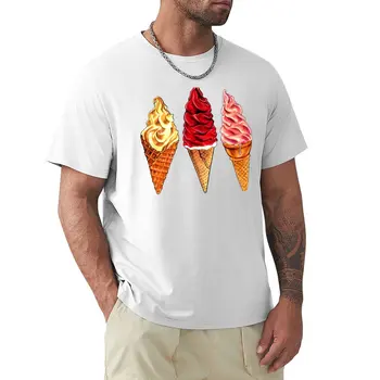 Majica sa mekom posluživanja sladoled sweat new edition, muška majica s uzorkom, velike i visoke