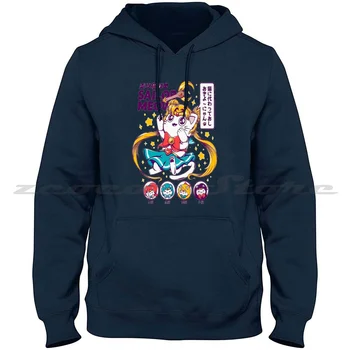 Modni hoodies Mornar Meow, kvalitetna majica sa dugim rukavima, anime Kawaii Cat Meow Cats