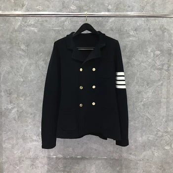 Muški blazer TB Klasični двубортный pletene poslovne jaknu s lapels, najprodavaniji odijelo minimalistički stil južnokorejski marke