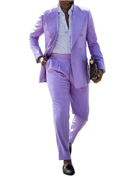 Muško odijelo s igle, tuxedos, двубортный odijelo-dvojka za prom, banket, vjenčanja, mladoženja