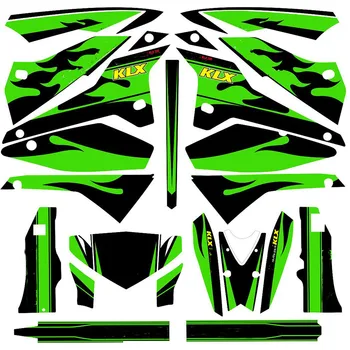 Naljepnice za motokros 3 m Grafički naljepnice za Kawasaki KLX250 2008 2009 2010 2011 2012-2014 2015 2016 2017 2018 2019 2020 250 KLX