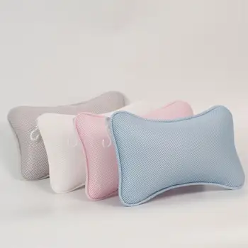 Naslon za tuširanje za vrat, leđa 3D-tkanine u obliku kosti, jastuk na присоске, jastuk za kadu s hidromasažom, udoban za korištenje za tuš u kupaonici