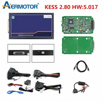 Neograničen Kess 5.017 V2.80 ECU Chip Tuning Master K-tag 2.25 V7.020 4 LED Bez Жетона Za Auto, Седельного Vučnog vozila, Motocikla na 12/24