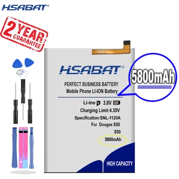 Novi dolazak [HSABAT ] Zamjenjiva baterija kapaciteta 5800 mah za Doogee S50