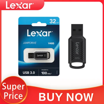 Originalni Lexar V400 USB 3.0 USB Flash drive 32 GB, 64 GB, 128 GB i high-Speed JumpDrive Pendrive Mini Disk U Pen Drive, USB Memory Stick