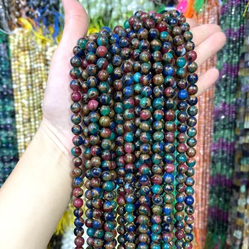 Perle za izradu narukvice, sintetička mozaik, kvarc perle 4-12 mm, ogrlice, naušnice, izrada nakita svojim rukama