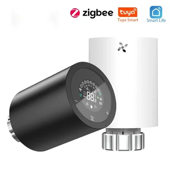 Pogon hladnjaka Tuya Smart ZigBee Programabilni Termostatski ventil radijatora Aplikacija za daljinsko upravljanje temperaturom Podrška Alexa