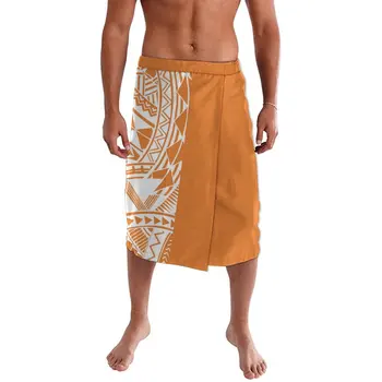 Polinezijski 2024 Novi Ie Faitaga Ljeto u blizini mora, plemenski uzorak u самоанском stilu, Лавалава, Havajski odjeća po mjeri