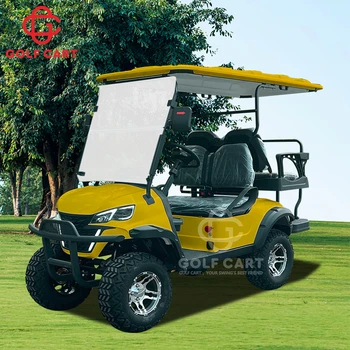 Popularna kvalitetan golf-kara za off-road klub Povećanje stope za 4 putnika golf vozila za prodaju