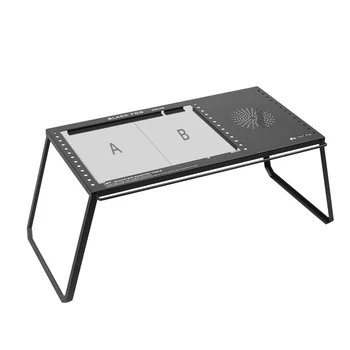 Prijenosni stol za kampiranje od ugljičnog čelika, kombinirani stol za ploče IGT, Sklopivi stol za piknik na otvorenom, stol za ribolov, stol za roštilj
