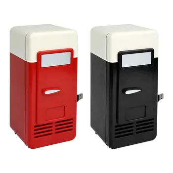 Prijenosni stolni električni hladnjak sa USB napona 5 v, višenamjenski klasični praktičan mini-hladnjak za hlađenje pića u automobilu