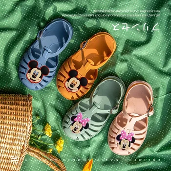 Sandale za djevojčice Disney ' s Mickey i Minnie Mouse, Žele od TPU, Nova ljetna dječje cipele princeza na meke cipele, Dječje cipele princeza Baotou