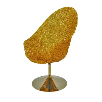 Skandinavski dizajner kreativni stolica kraljice od prozirne smole za odmor, stolica za šminkanje, moderni minimalistički stolica