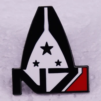 Slot эмалевые igle Mass Effect, broševi sa logom N7, ukras za ruksaka, ikona, брошей, zbirke ошейников