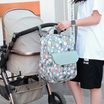 Torbe za pelene za putovanja na otvorenom, ruksak za trudnice i za mamu, višenamjenski naprtnjače za njegu djeteta s likovima iz crtića, vodootporna torba za mame
