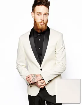 Tuxedos S Ovratnikom-Šalom, Komplet od 2 predmeta, Kvalitetna Moda Terno Masculino Slim Fit Custume Homme, 2017 Novi Stil, Službeno Odijelo Za Maturalnu Večer