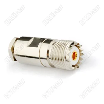 UHF SO239 Priključak S Unutarnjim Nošenje Tip SO-239 Izravan Konektor za Koaksijalni kabel LMR195 RG58 RG400 RG142 od Nikla mesinga