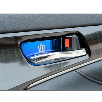 Ukras na dugme unutarnja vrata automobila Toyota Crown Pribor od nehrđajućeg čelika za polaganje automobila 4kom