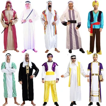 Ulogu Odrasli Muškarci Arapski Kralj Dubai Cosplay ogrtač Karneval i Maskenbal Seksi kostim za Noć vještica za žene