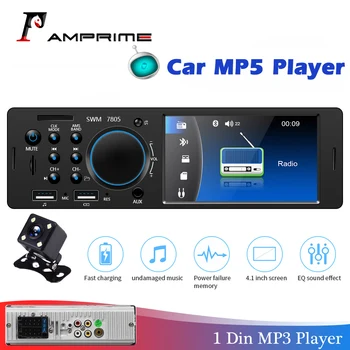 Uređaj AMPrime 1 din 12V Bluetooth Stereo audio MP5 player FM radio, Aux Ulaz za SD USB Auto media player