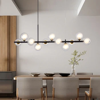 Viseći svijećnjak Nordic Industrial za stolom, kuhinje, dnevnog boravka, spavaće sobe, stropni luster, led svjetla