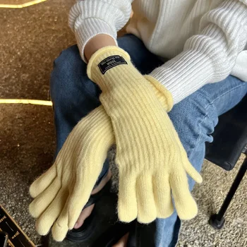 Vunene pletene zimske rukavice za žene, gospodo, rukavice, zimske jeseni tople rukavice za ruke sa zaslonom osjetljivim na dodir, radne rukavice za vožnju